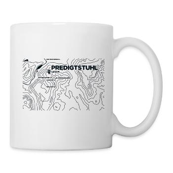Topo Predigtstuhl Paragliding - Mug - white - Right