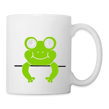 Frog Wall Shield Comic - Mug - white - Right