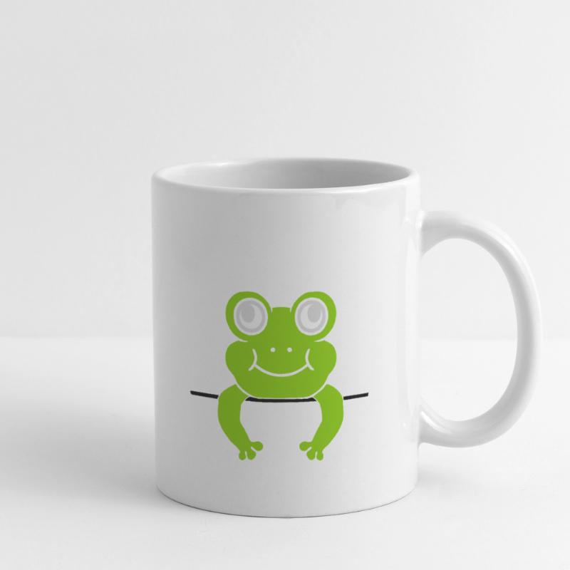 Frog Wall Shield Comic Mug