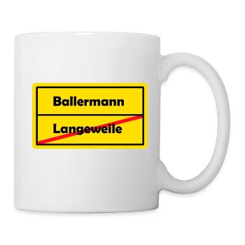 Ortsschild - Tasse - Weiß - Rechts