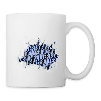 clubbing statement geburtstag vegetarisch cool - Tasse - Weiß - Rechts