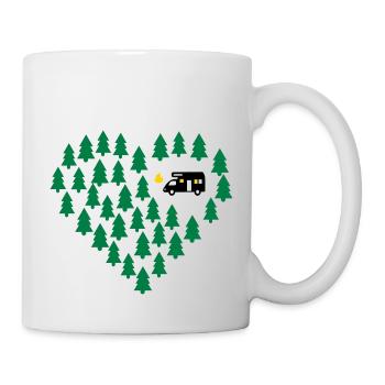 Wohnmobil Camping - Tasse - Weiß - Rechts