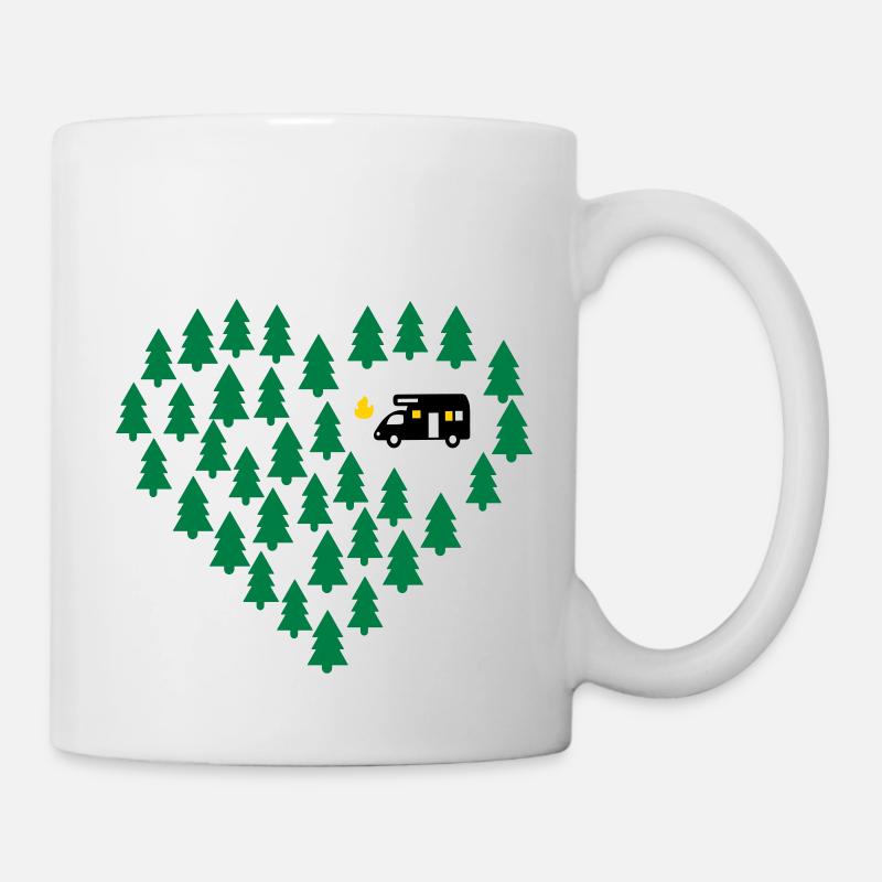 Wohnmobil Camping - Tasse - Weiß