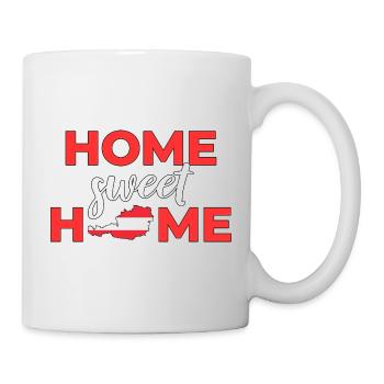 Austria home sweet home Austria red white red - Mug - white - Right