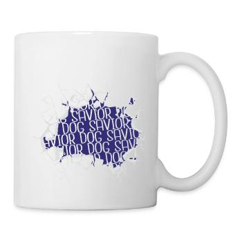 dog lover beagle dad animal testing funny quote - Mug - white - Right