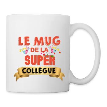 Mug Pour Femme Collègue Et Amie Cadeau - Mug blanc - blanc - Droite