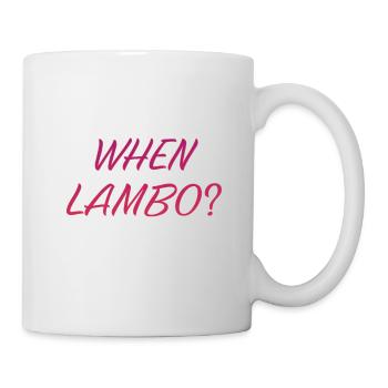 WHEN LAMBO REDLIGHTS - Mug - white - Right