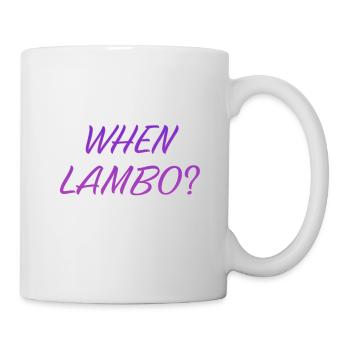 WHEN LAMBO PURPLE - Mug - white - Right