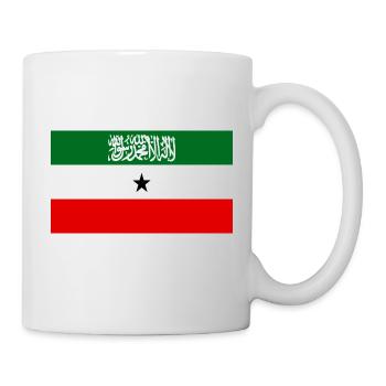 Drapeaux en t-shirt de la terre somalienne - Mug blanc - blanc - Droite
