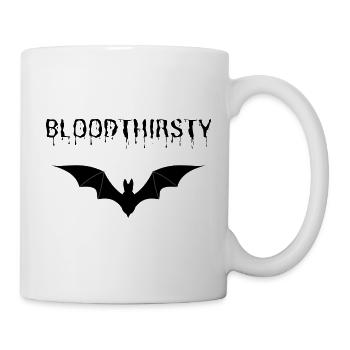 Bloodthirtsty Vampire Bat Halloween Gift - Mug - white - Right