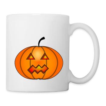 Halloween Pumpkin Head - Mug - white - Right