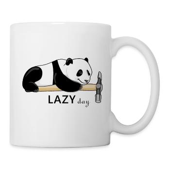 Lazy panda. Lazy day - Mug - white - Right
