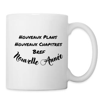 Nouveaux Plans - Mug blanc - blanc - Droite