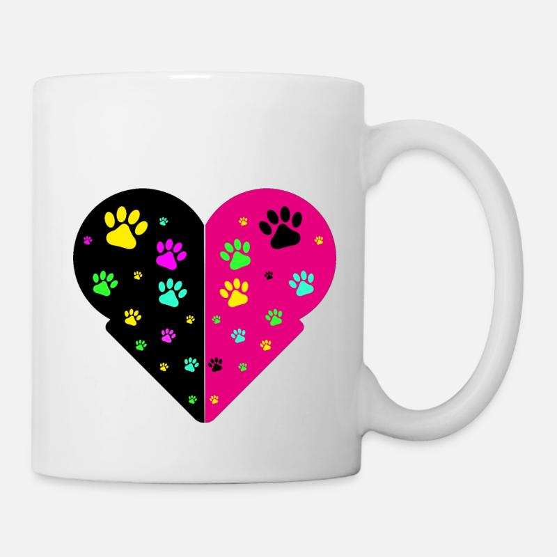 cat paws - Mug - white