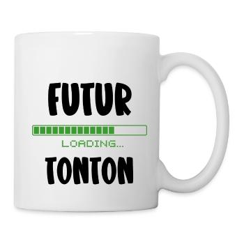futur tonton - Mug blanc - blanc - Droite