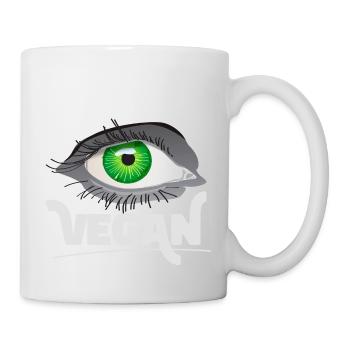 Vegan day - Tasse - Weiß - Rechts