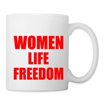 Women life freedom - Mug - white - Right