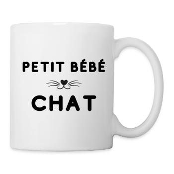 petit bébé chat - Mug blanc - blanc - Droite