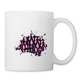 witzig statement spruch großkatze geschenkidee - Tasse - Weiß - Rechts
