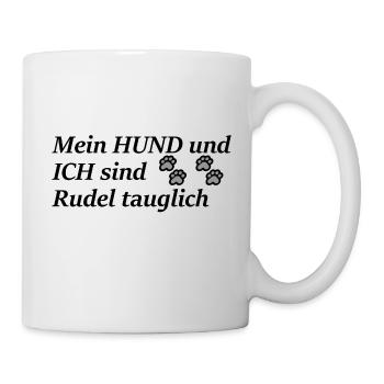 Teamplayer gibt es bei Zwei-und Vierbeinern. - Tasse - Weiß - Rechts