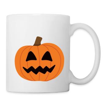 Citrouille - Mug blanc - blanc - Droite