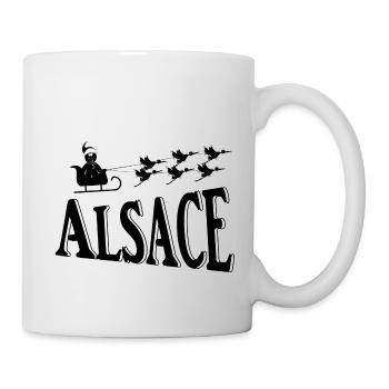 Elsässer Weihnachtsstörche - Tasse - Weiß - Rechts