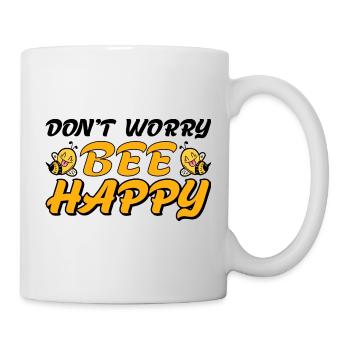 Don't Worry Bee Happy 30 - Mug - white - Right