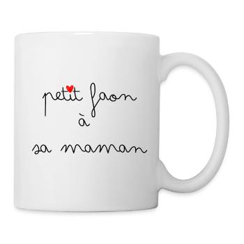 Petit faon à sa maman - Mug blanc - blanc - Droite