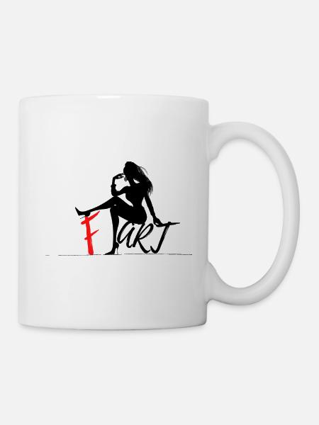 F. Art - Cooler Print - Tasse - Weiß