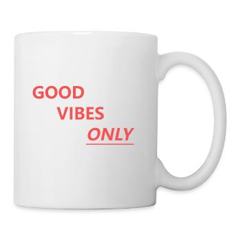 Good Vibes Only - Tasse - Weiß - Rechts