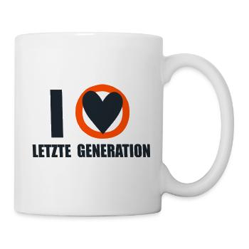Letzte Generation - Design 6 - Tasse - Weiß - Rechts