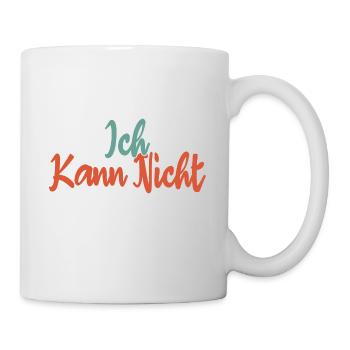 Ich kann nicht ich habe Eishockey hockey Geschenk - Tasse - Weiß - Rechts