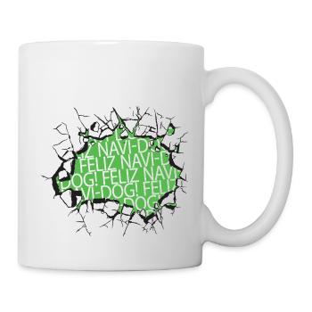 Christmas Beard Gang 4th of July Dogs awkward - Mug - white - Right