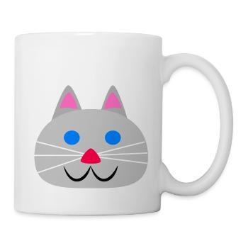 Cute cat face - Mug - white - Right