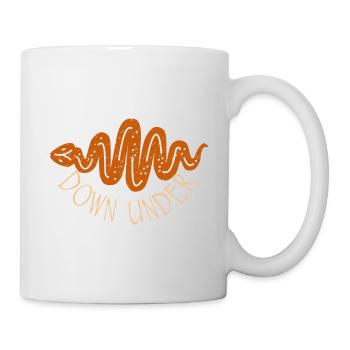 Australia Down Under Snake - Tasse - Weiß - Rechts