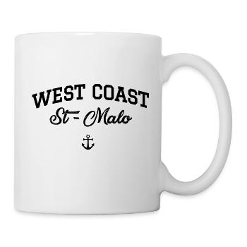 WEST COAST St-Malo anchor - Mug - white - Right