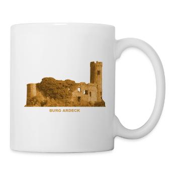 Ardeck Burg Ruine Holzheim Rheinland-Pfalz - Tasse - Weiß - Rechts