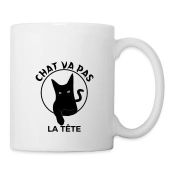 Chat Chat domestique - Mug blanc - blanc - Droite