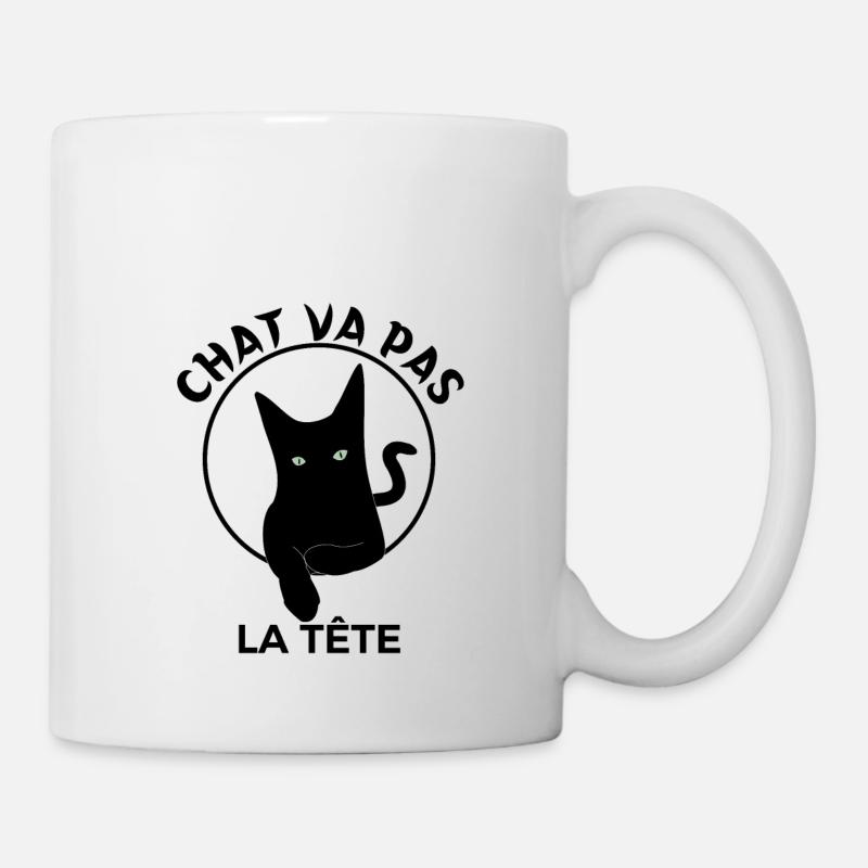 Chat Chat domestique - Mug blanc - blanc