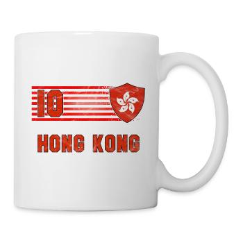Équipe de Hong Kong de football - Mug blanc - blanc - Droite