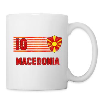 Équipe de Macédoine de football - Mug blanc - blanc - Droite