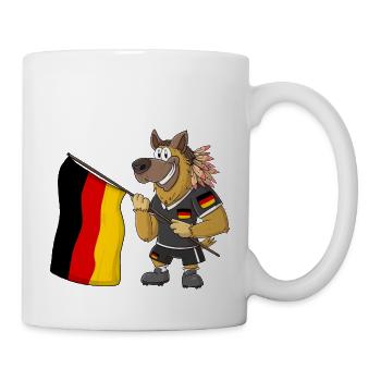 German Rasta Dog - Mug - white - Right