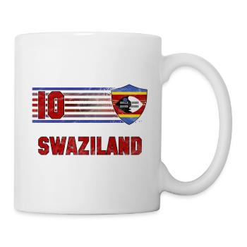 Swasiland Fußball Mannschaft - Tasse - Weiß - Rechts