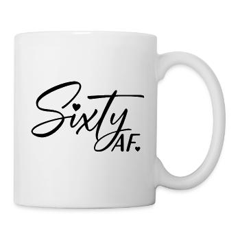 60th Birthday Men Women Anniversary 60 Years Old - Mug - white - Right