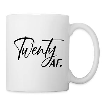 20. Geburtstag Männer Frauen Jubiläum 20 Jahre alt - Tasse - Weiß - Rechts