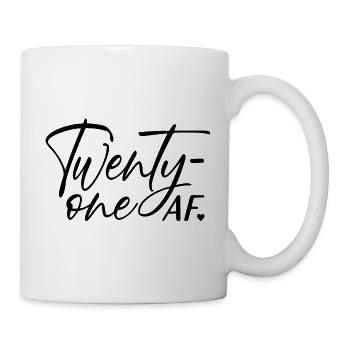 21st Birthday Men Women Anniversary 21 Years Old - Mug - white - Right