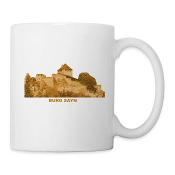 Sayn Burg Ruine Bendorf Rhénanie-Palatinat - Mug blanc - blanc - Droite