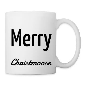 Animal Love Dictons drôles d’arbres de Noël Alces - Mug blanc - blanc - Droite