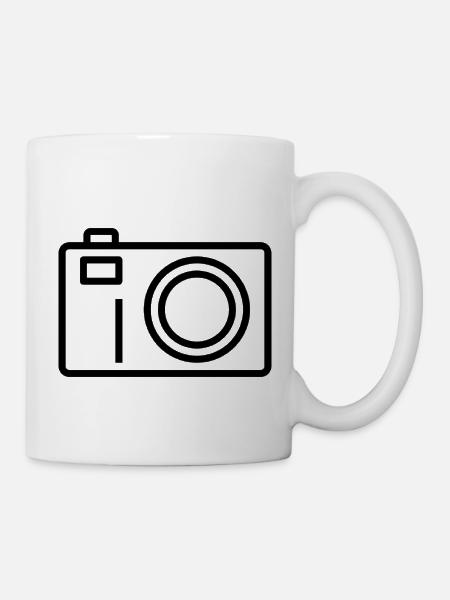 Kamera - Tasse - Weiß