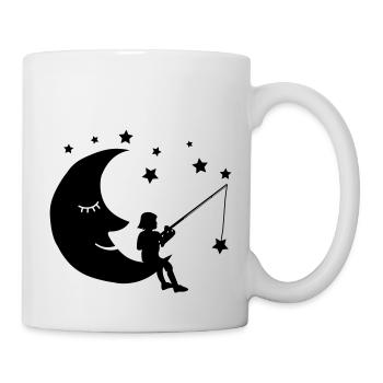 Enfants pêcheurs étoiles - Mug blanc - blanc - Droite